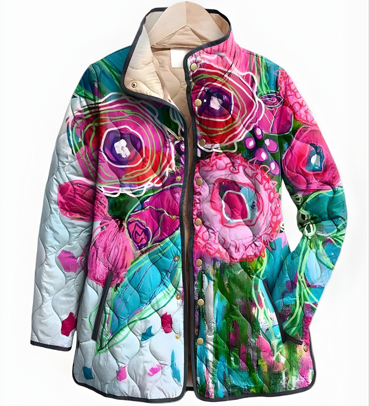 Isabella™ | Elegant Floral Pattern Jacket
