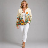 Tansy™ | Vintage Floral Print Cardigan Sweater
