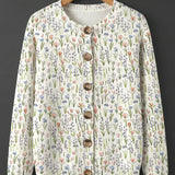 Ivadelle™ | Vintage Floral Knit Cardigan