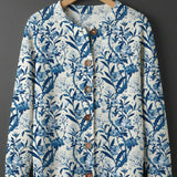 Tiverly™ | Vintage Floral Button-Front Cardigan