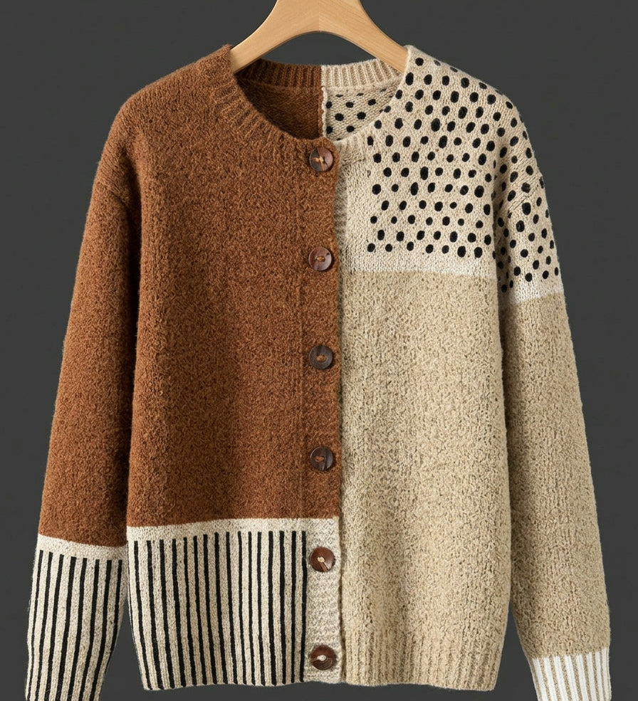 Eloise™ | Vintage Knit Cardigan Sweater