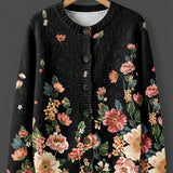 Kivara™ | Vintage Floral Cardigan
