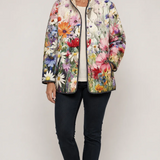 Kaia | Charming Vintage Floral Print Quilted Jacket